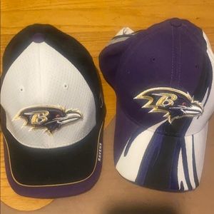 Baltimore Ravens Hats two like new